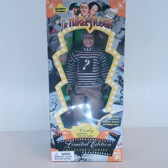 The Three Stooges Doll Collector's Edition Curly - Picture 5 of 12
